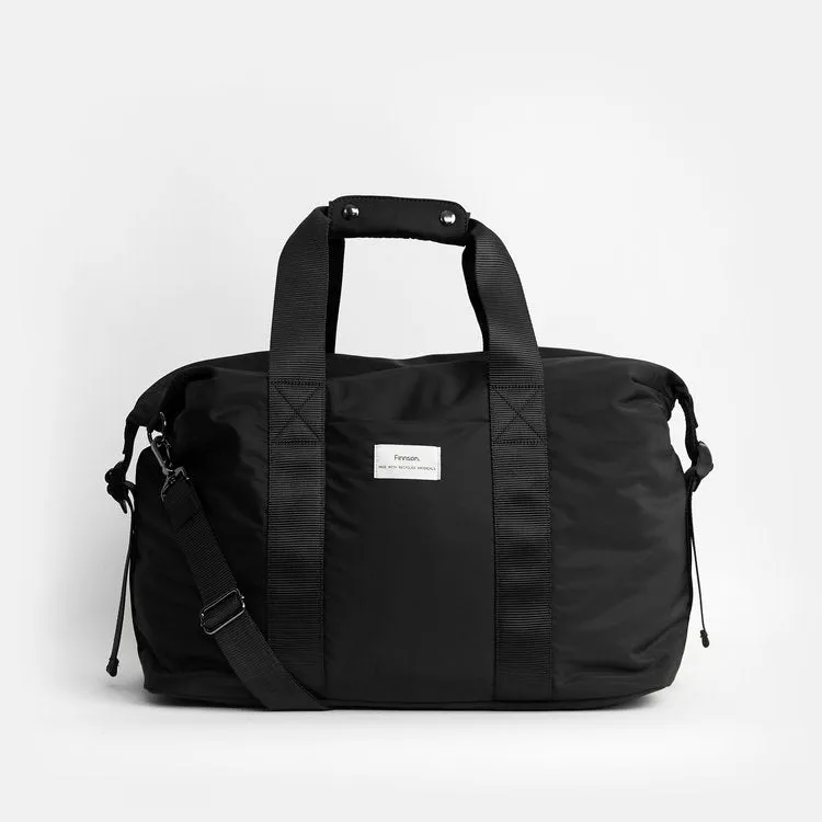 Ida Eco Holdall Baby Change Bag with Black Change Mat (Black)