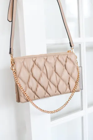 Izzy Puffer Crossbody Bag w/ Chain