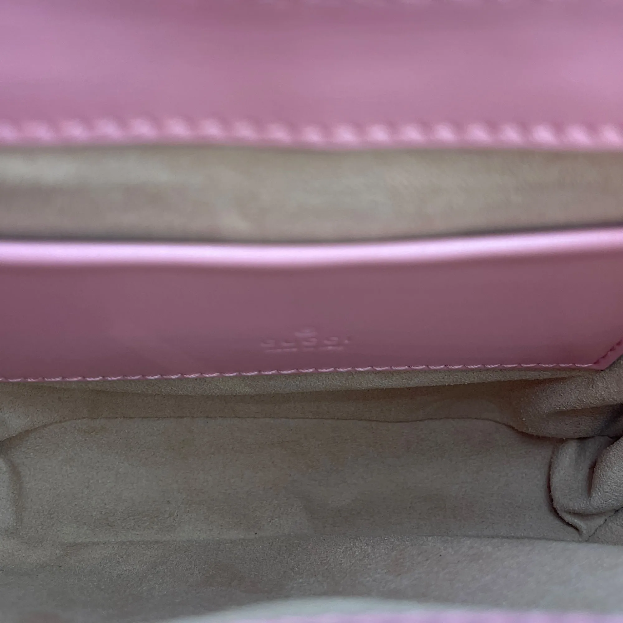 Jacki 1961 Mini Pink Crossbody Bag in Calfskin, Gold hardware