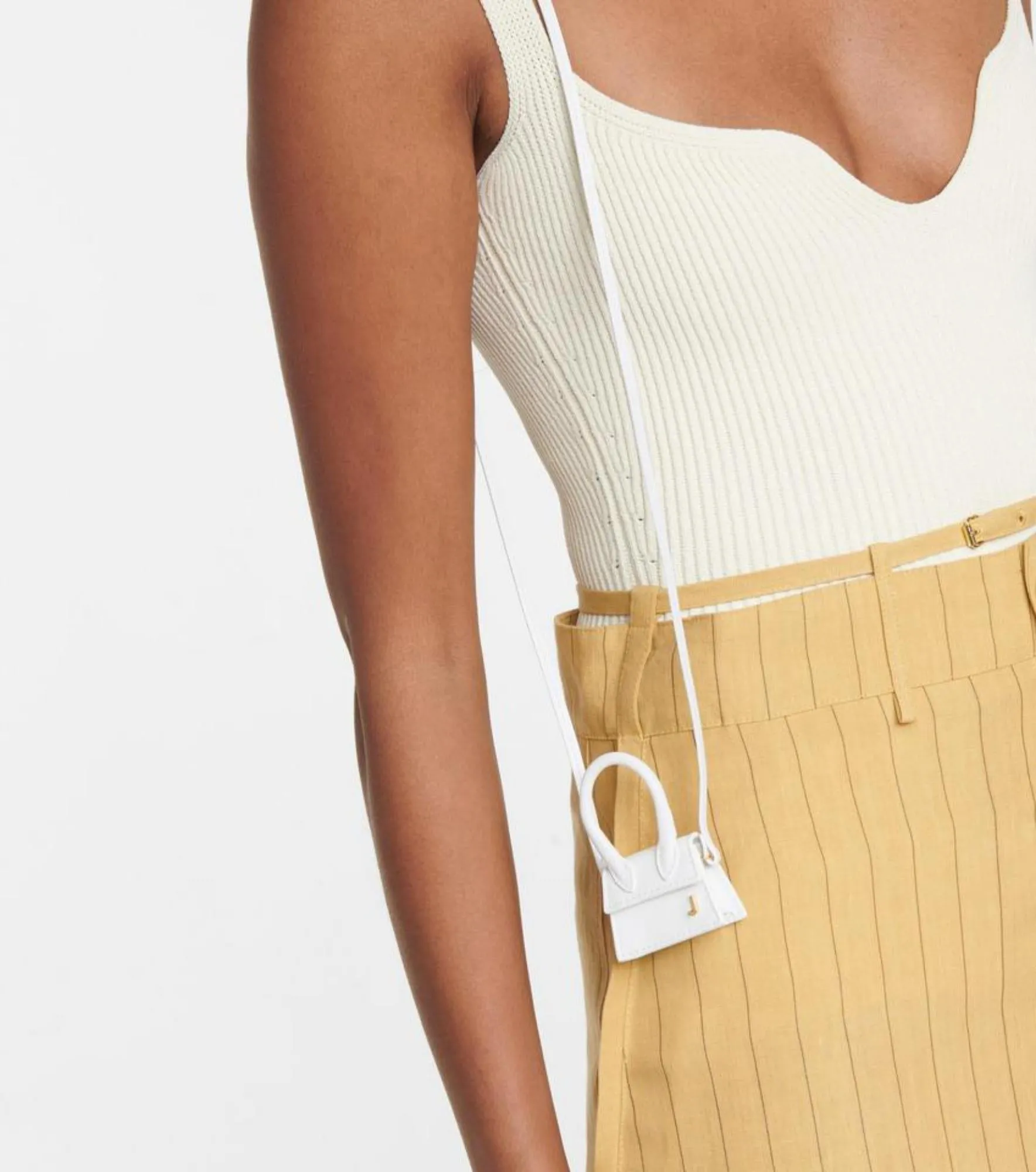 Jacquemus White Le Petit Chiquito Nano Mini Crossbody Bag 4j815