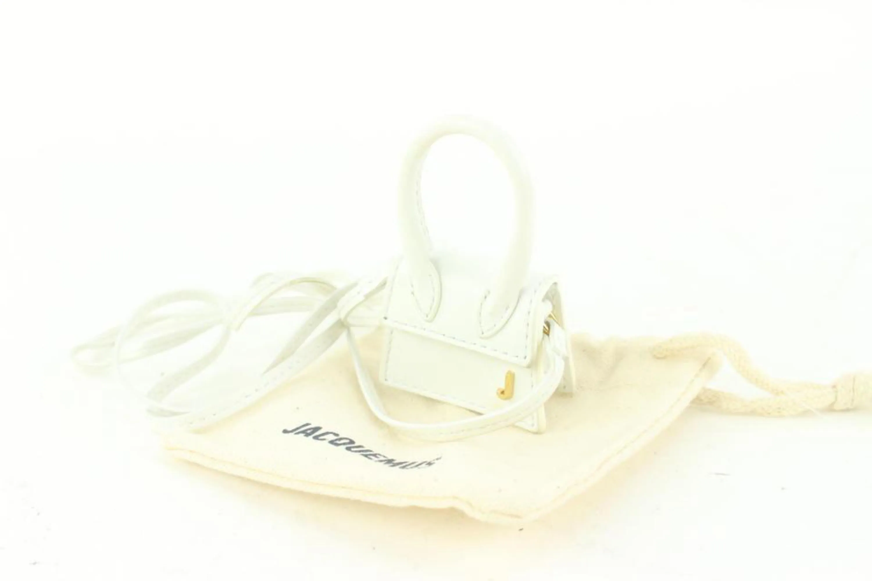Jacquemus White Le Petit Chiquito Nano Mini Crossbody Bag 4j815