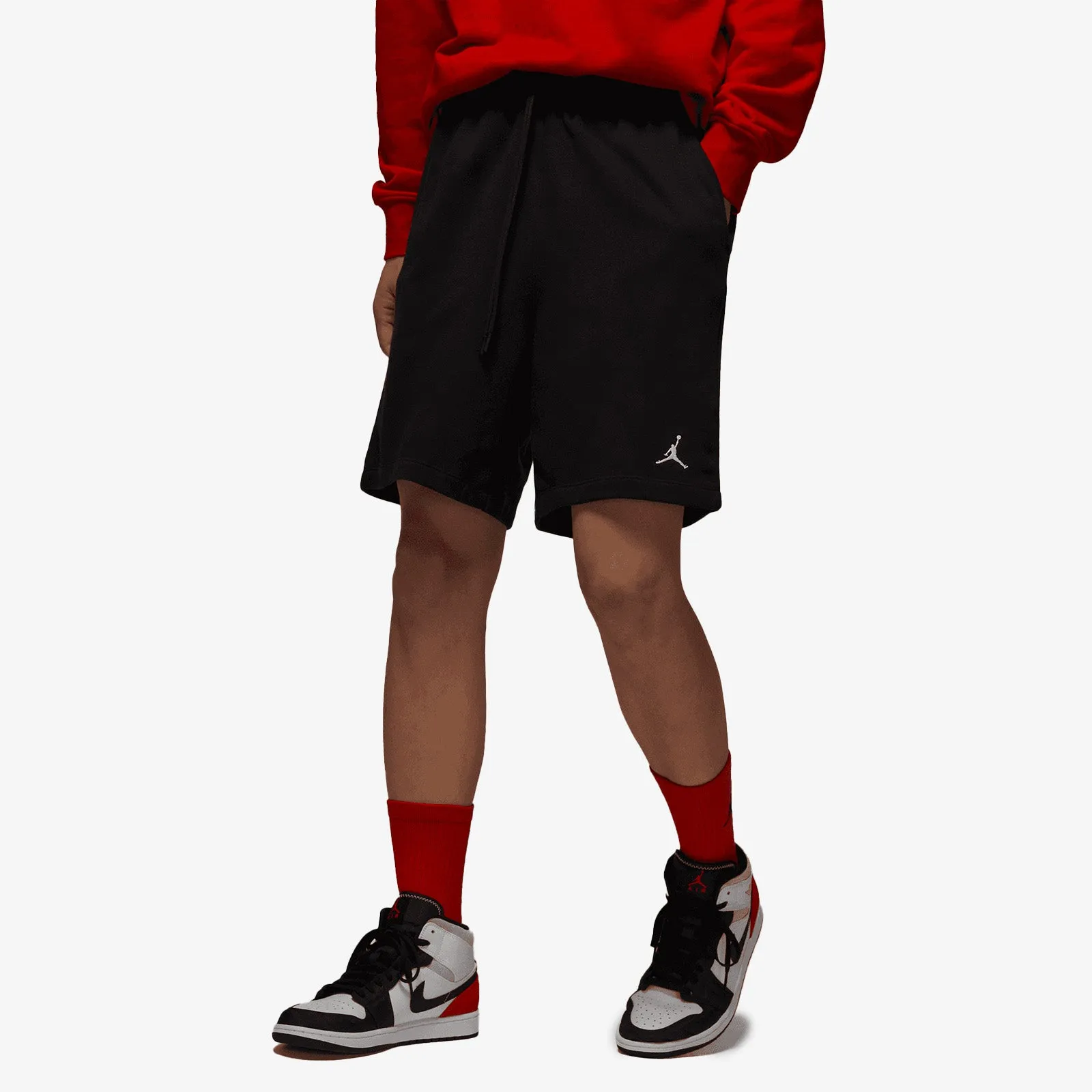 Jordan Essential Loopback Fleece Shorts - Black