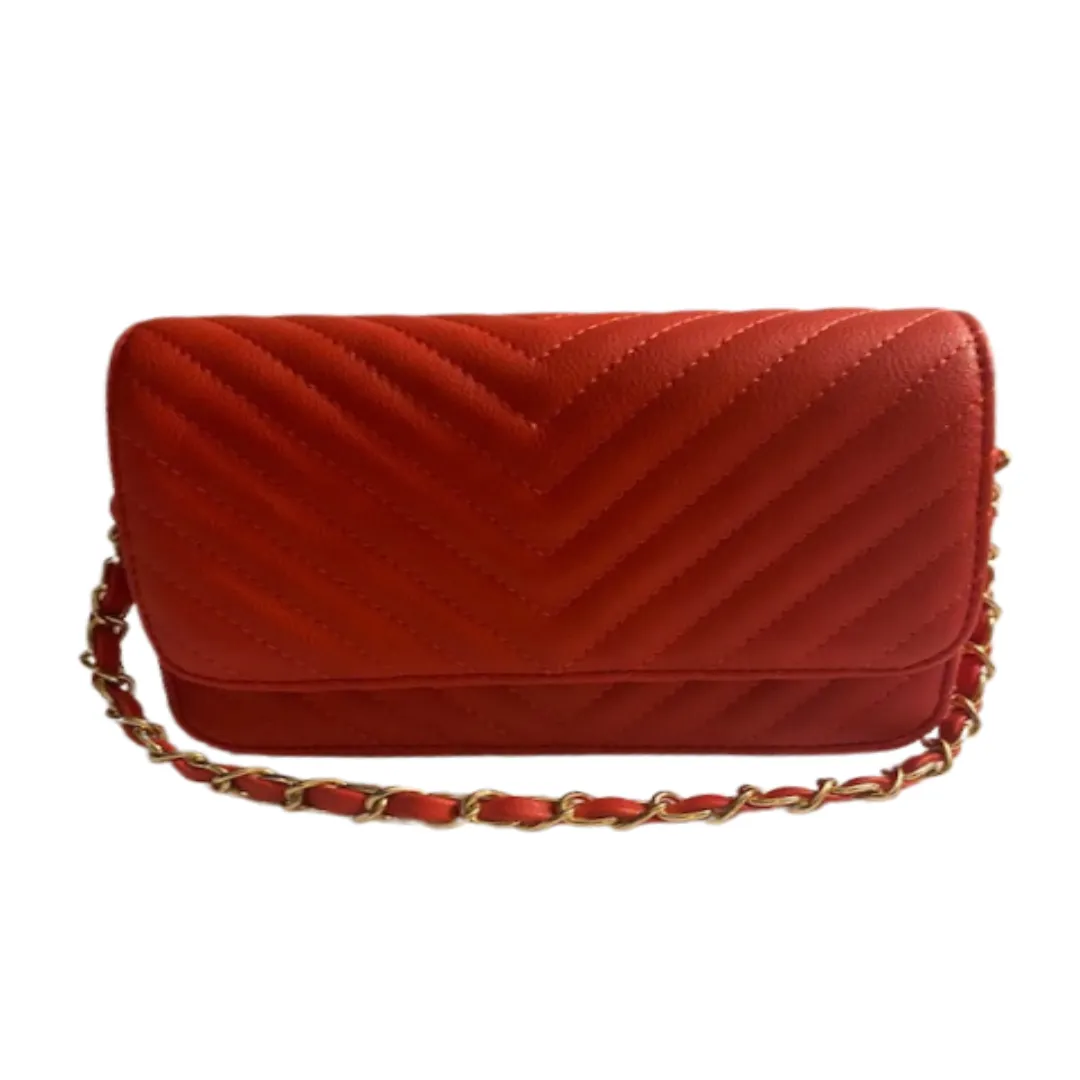 Juliet Trendy Bag Quilted Crossbody Bag Zipper Closure