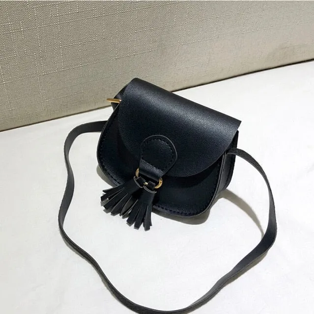 Junior Girls PU Leather Crossbody Shoulder Bag