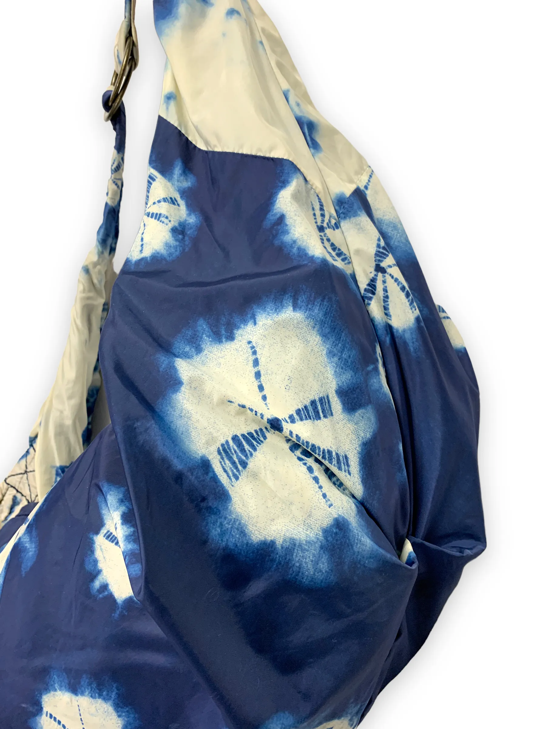 Kapital Kountry Tie Dye Nylon Snufkin Shoulder Bag Indigo