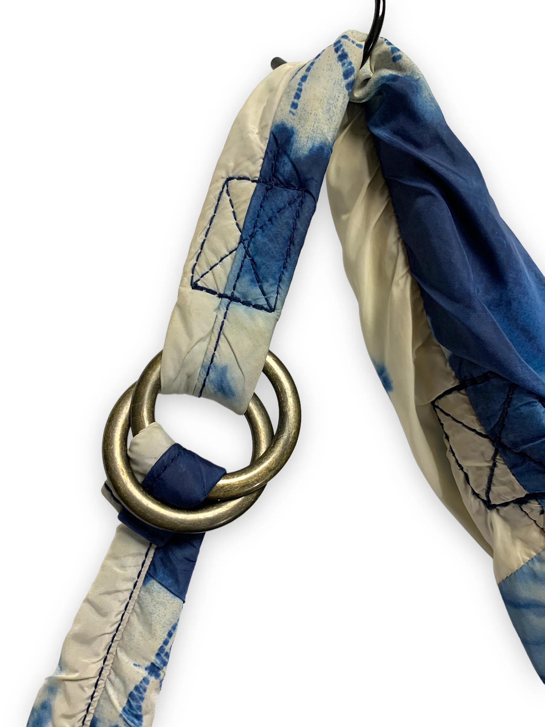 Kapital Kountry Tie Dye Nylon Snufkin Shoulder Bag Indigo
