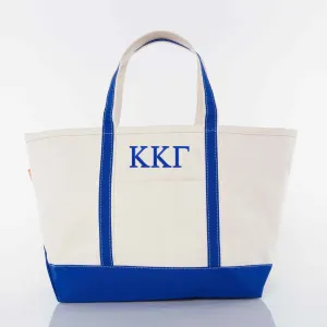 Kappa Kappa Gamma Large Canvas Tote Bag