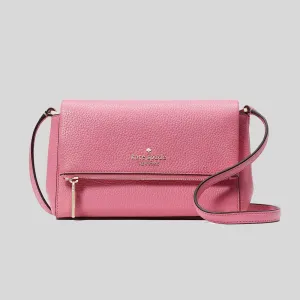 KATE SPADE Leila Mini Zip Crossbody Blossom Pink RB-KE487