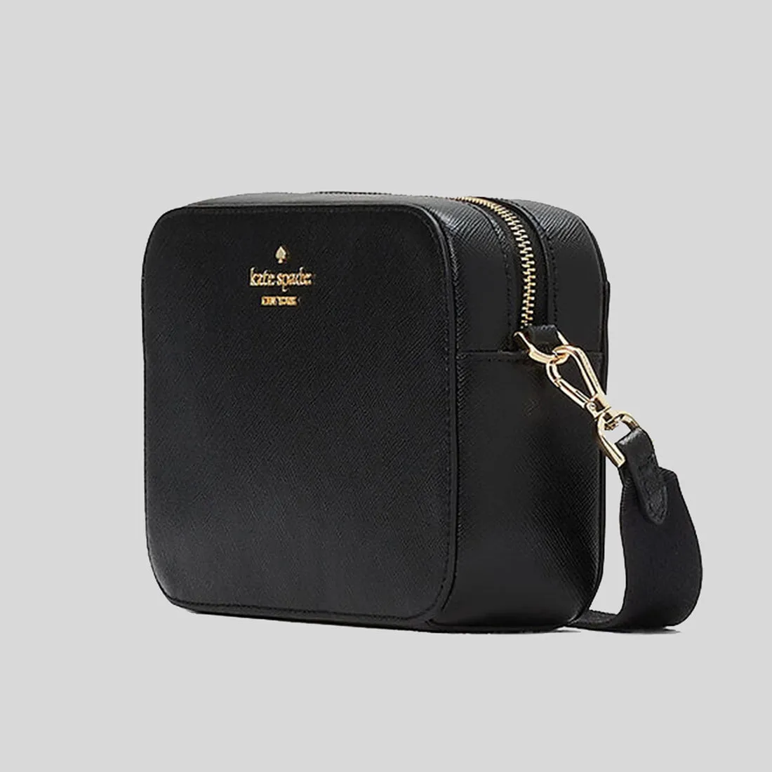 Kate Spade Madison Saffiano Leather Mini Camera Bag Black RS-KC584