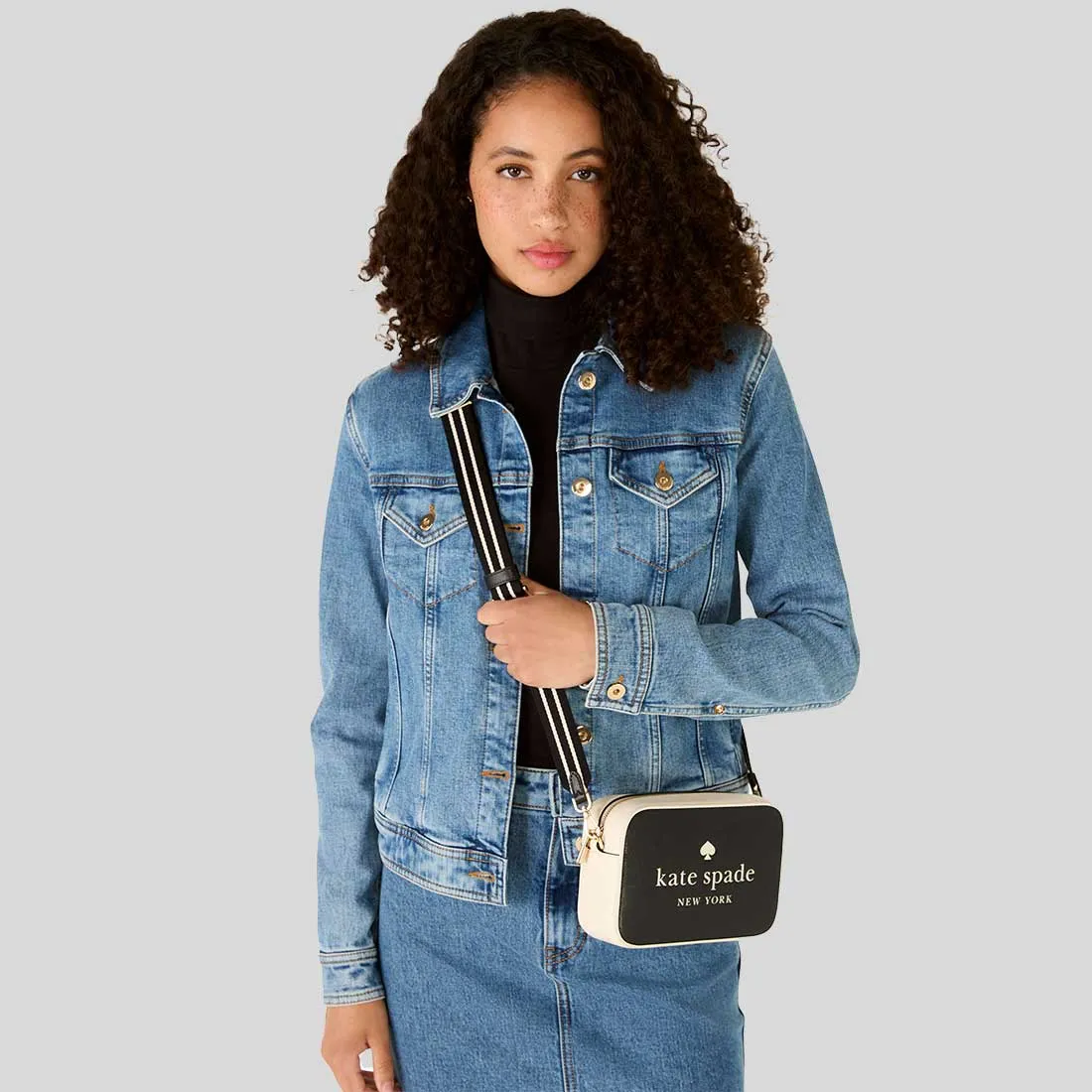KATE SPADE Oh Snap Camera Bag Black Multi RB-KH756