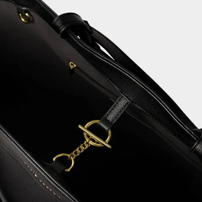 Katie Loxton Black Asha Tote Bag