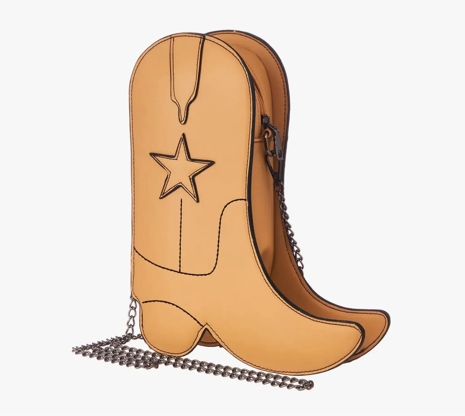 KB17602  Western Boot Crossbody Bag