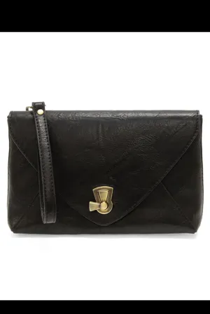 Keyhole Turnlock Envelope Crossbody