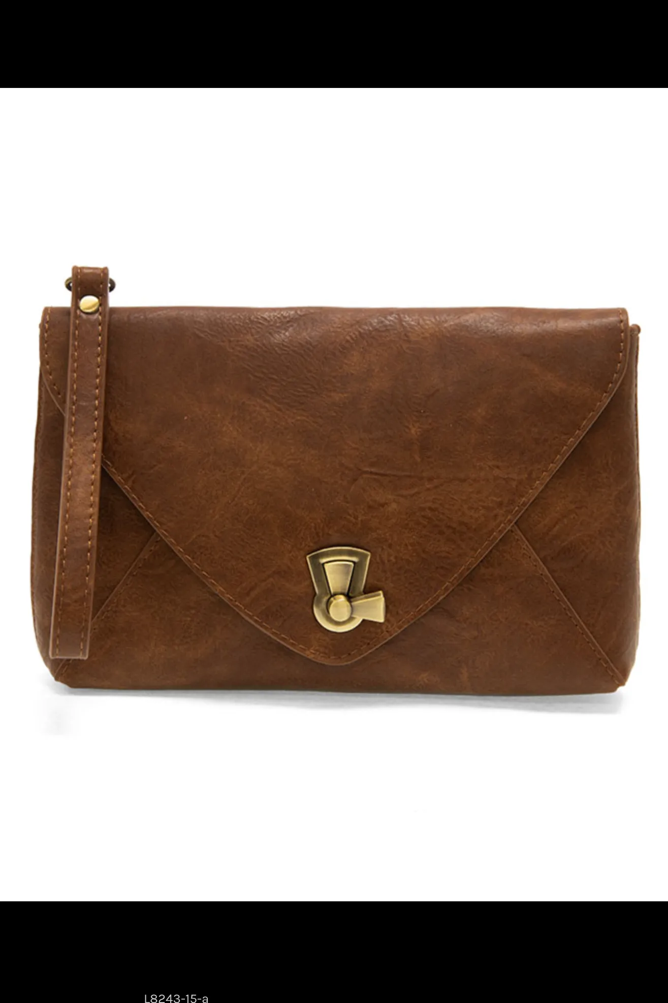 Keyhole Turnlock Envelope Crossbody