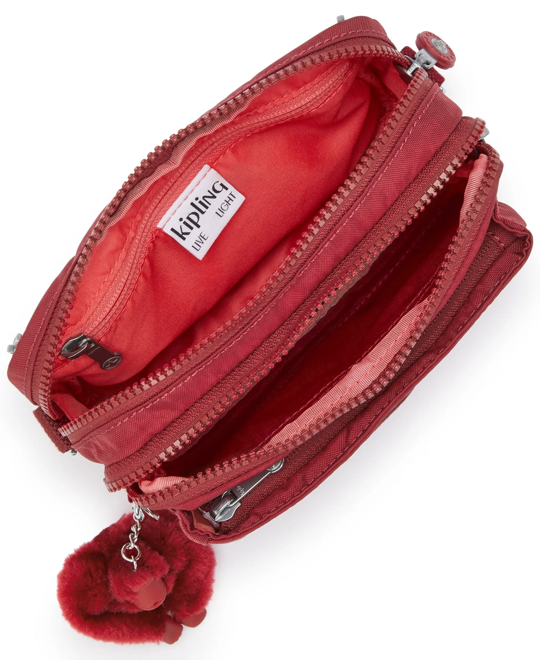 Kipling Abanu Multi Funky Red Small Crossbody Bag I3795-4SS