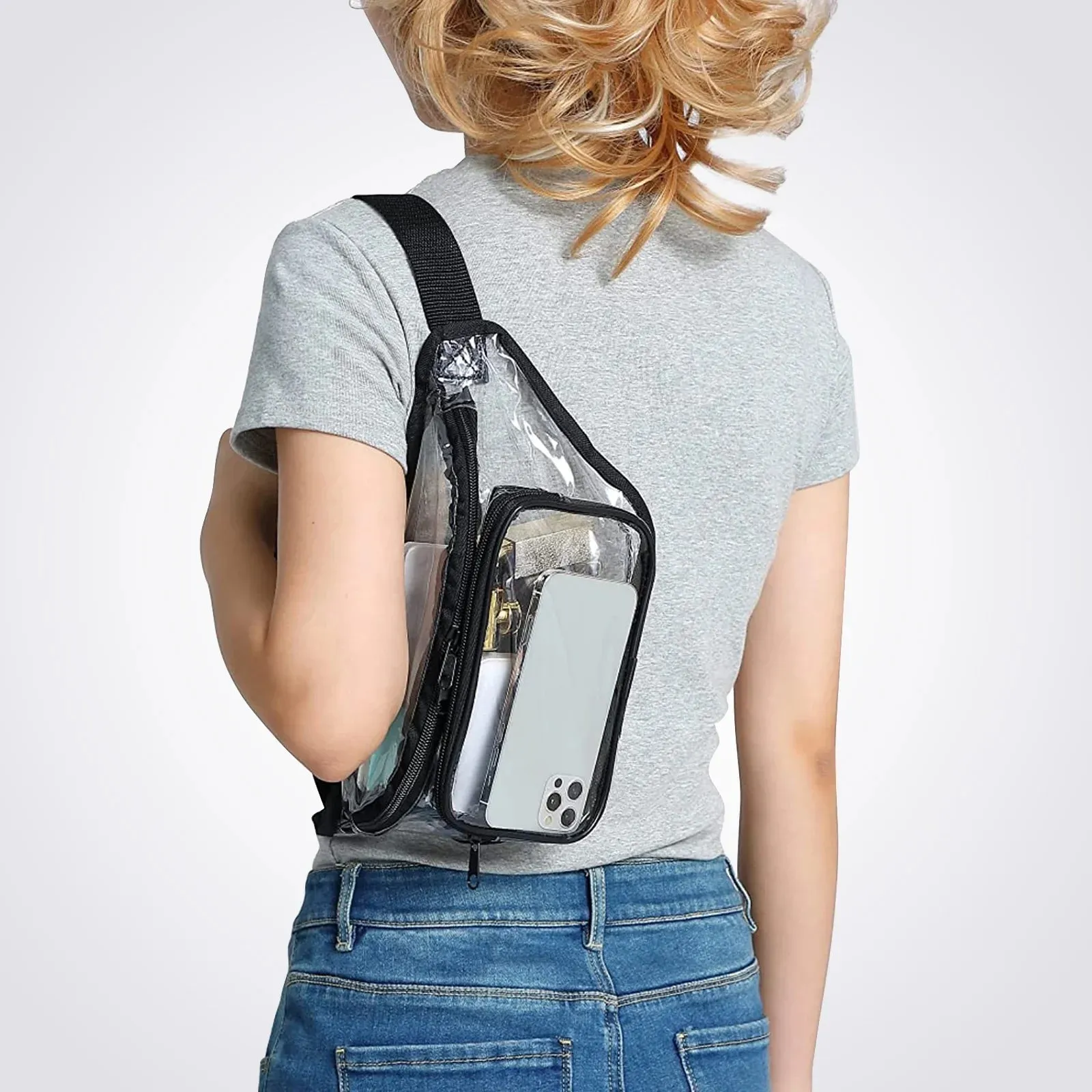 Kitty | Clear Stadium-Approved Waist and Sling Bag