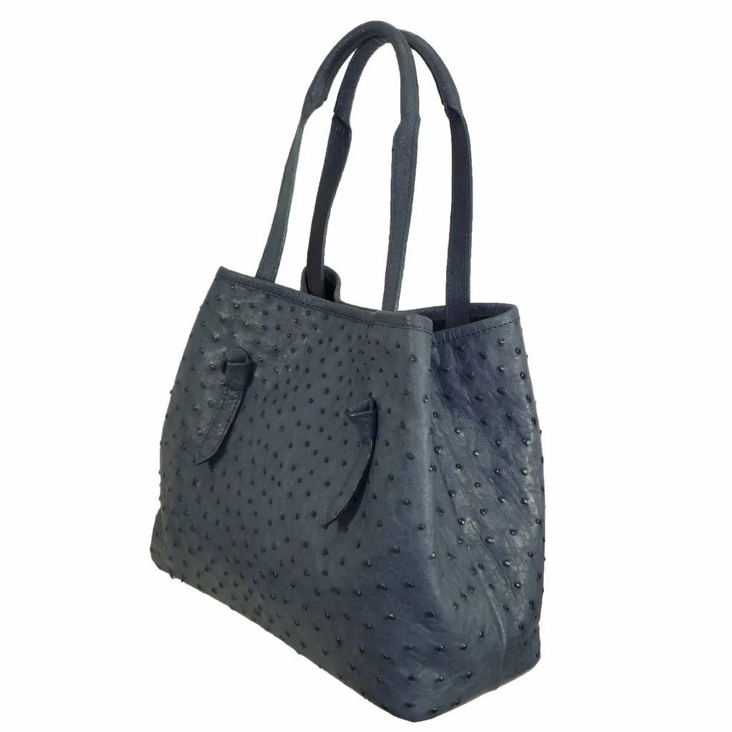 Knotted Tote in Ostrich