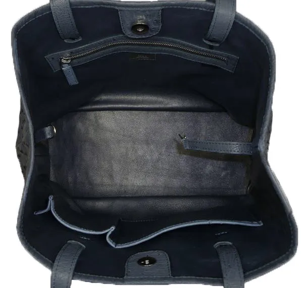 Knotted Tote in Ostrich