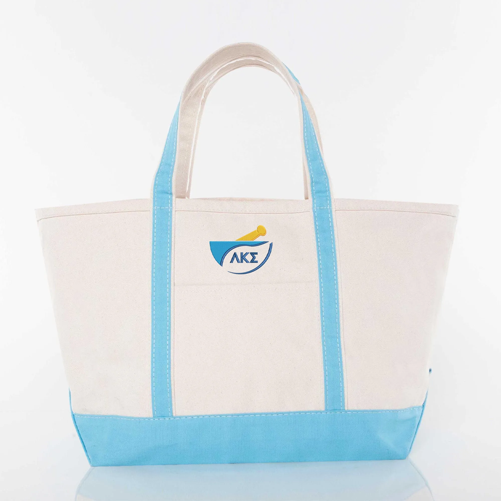 Lambda Kappa Sigma Logo Canvas Tote