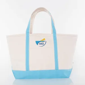 Lambda Kappa Sigma Logo Canvas Tote
