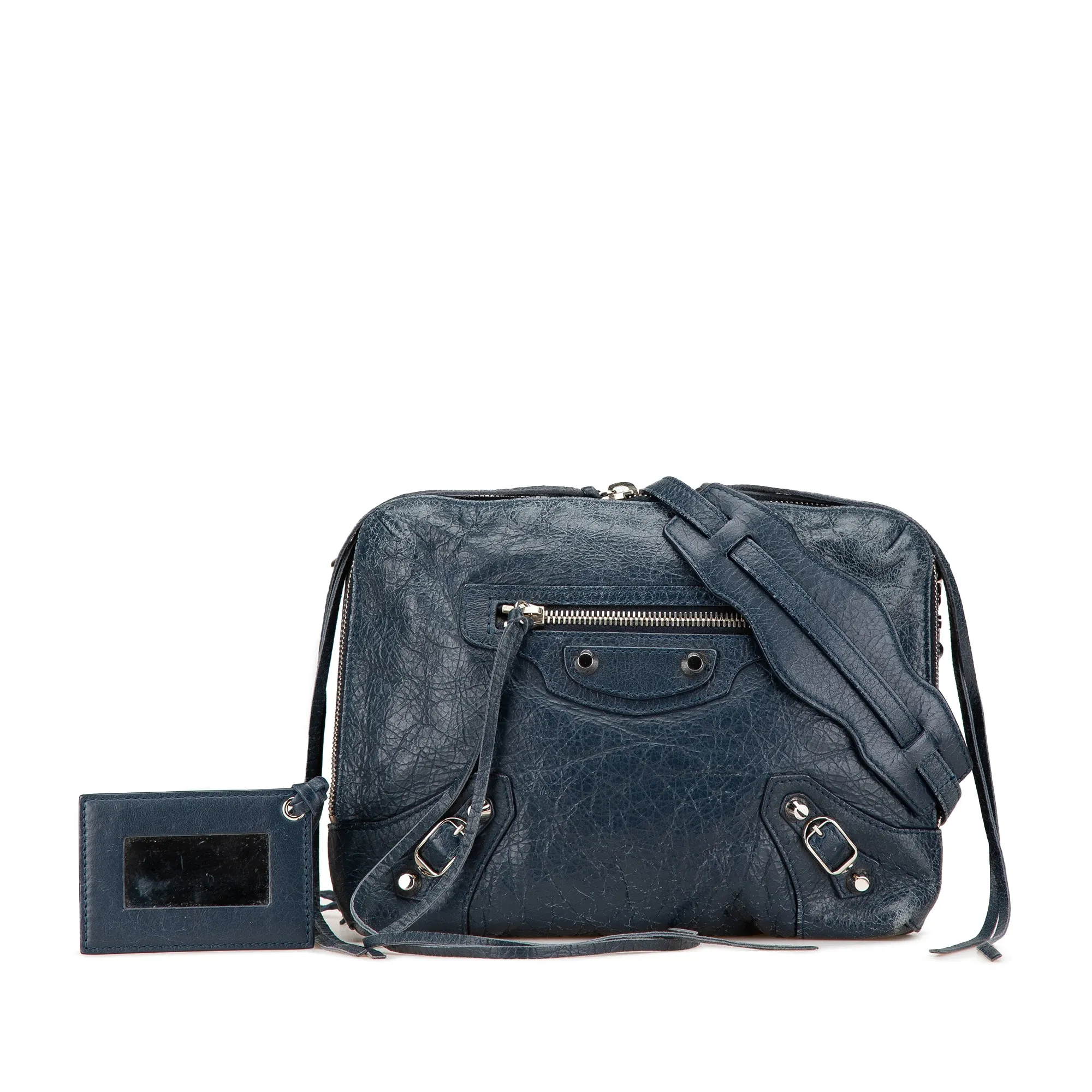Lambskin Motocross Classic Reporter Crossbody