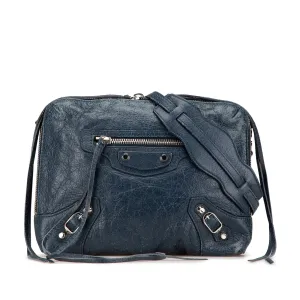 Lambskin Motocross Classic Reporter Crossbody