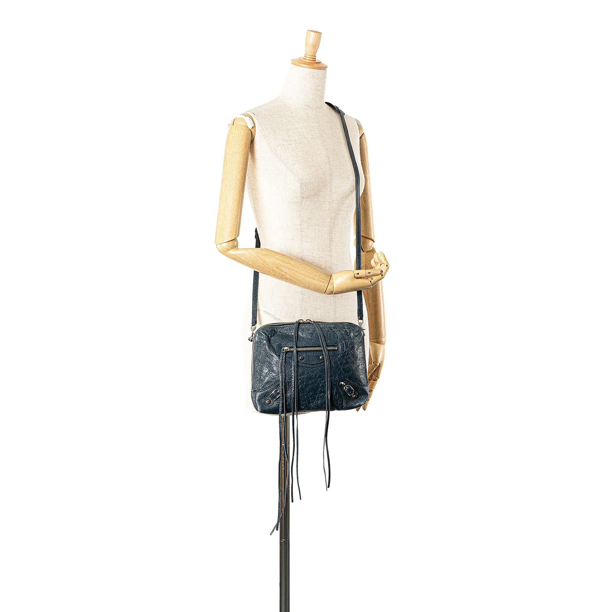 Lambskin Motocross Classic Reporter Crossbody