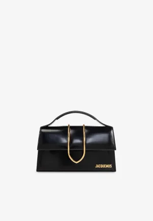 Large Bambino Leather Top Handle Bag