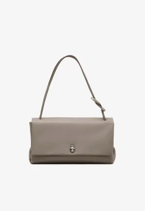 Large Leather Dual Shoulder Bag
