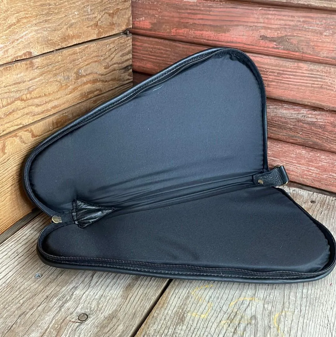 Large Pistol Case - Cowhide w/