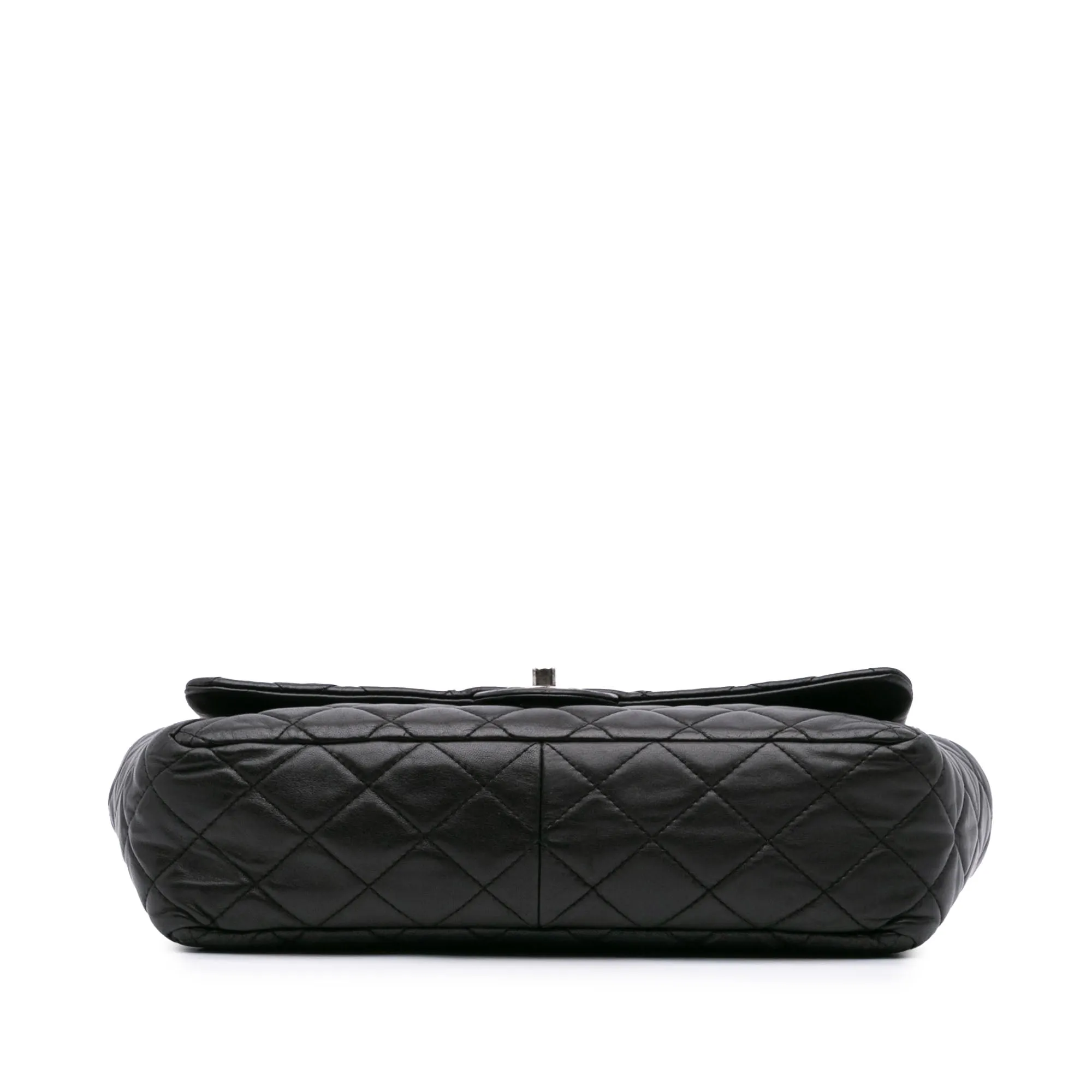 Large Quilted Lambskin Around Pockets Flap