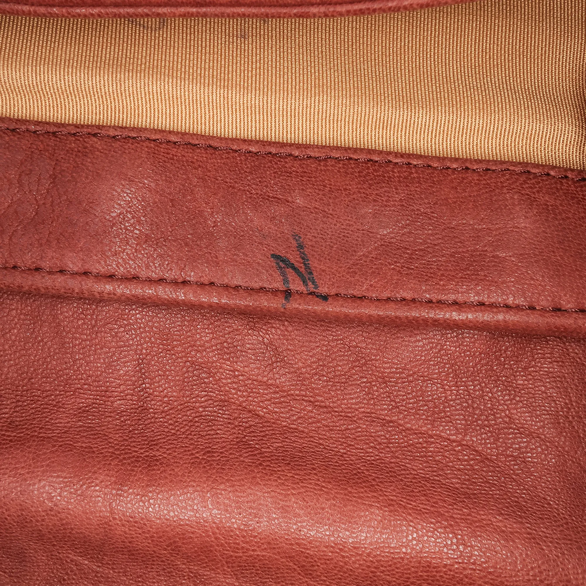 Large Quilted Lambskin Chain Around Flap
