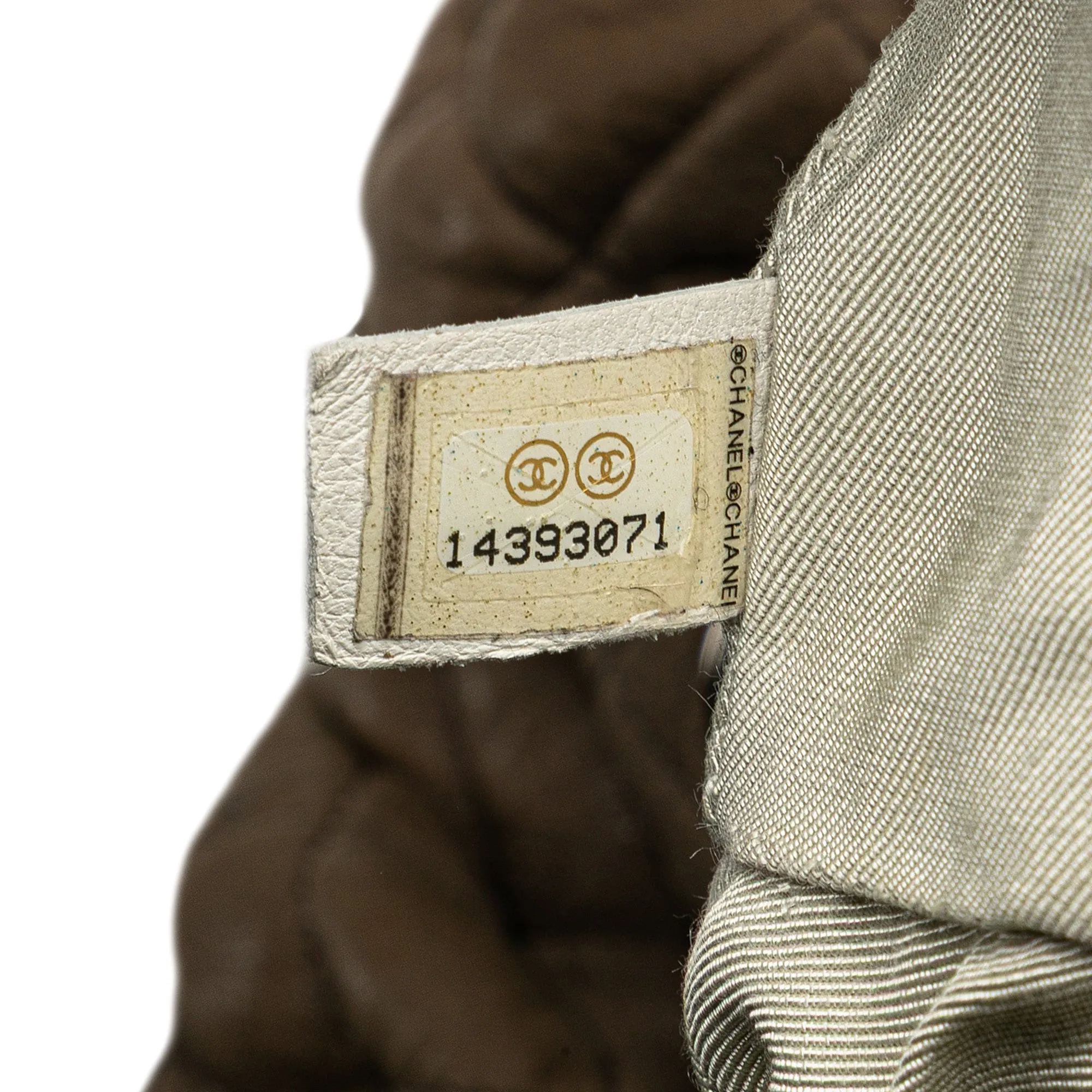 Large Washed Lambskin Chain Around Flap