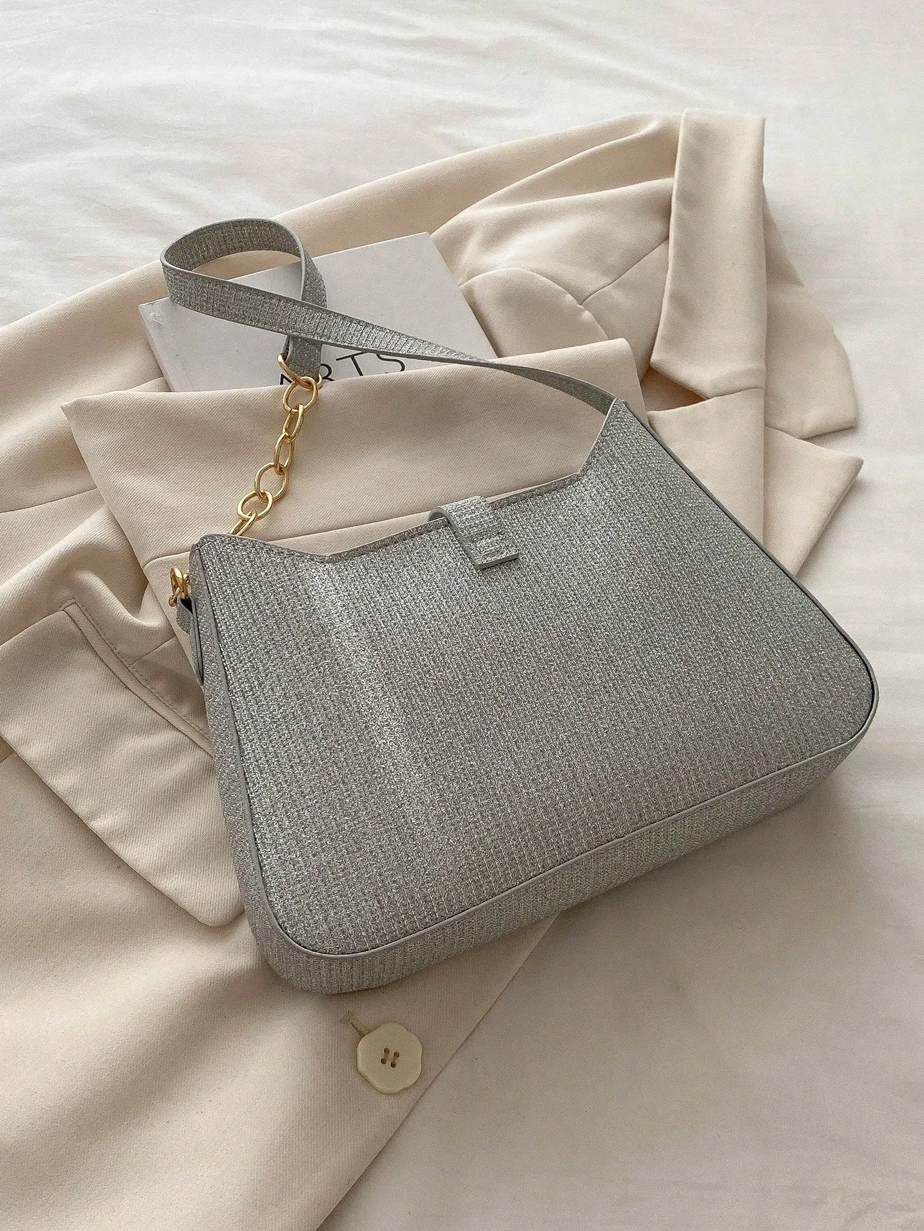 Leather Armpit Temperament Light Chain Shoulder Bag
