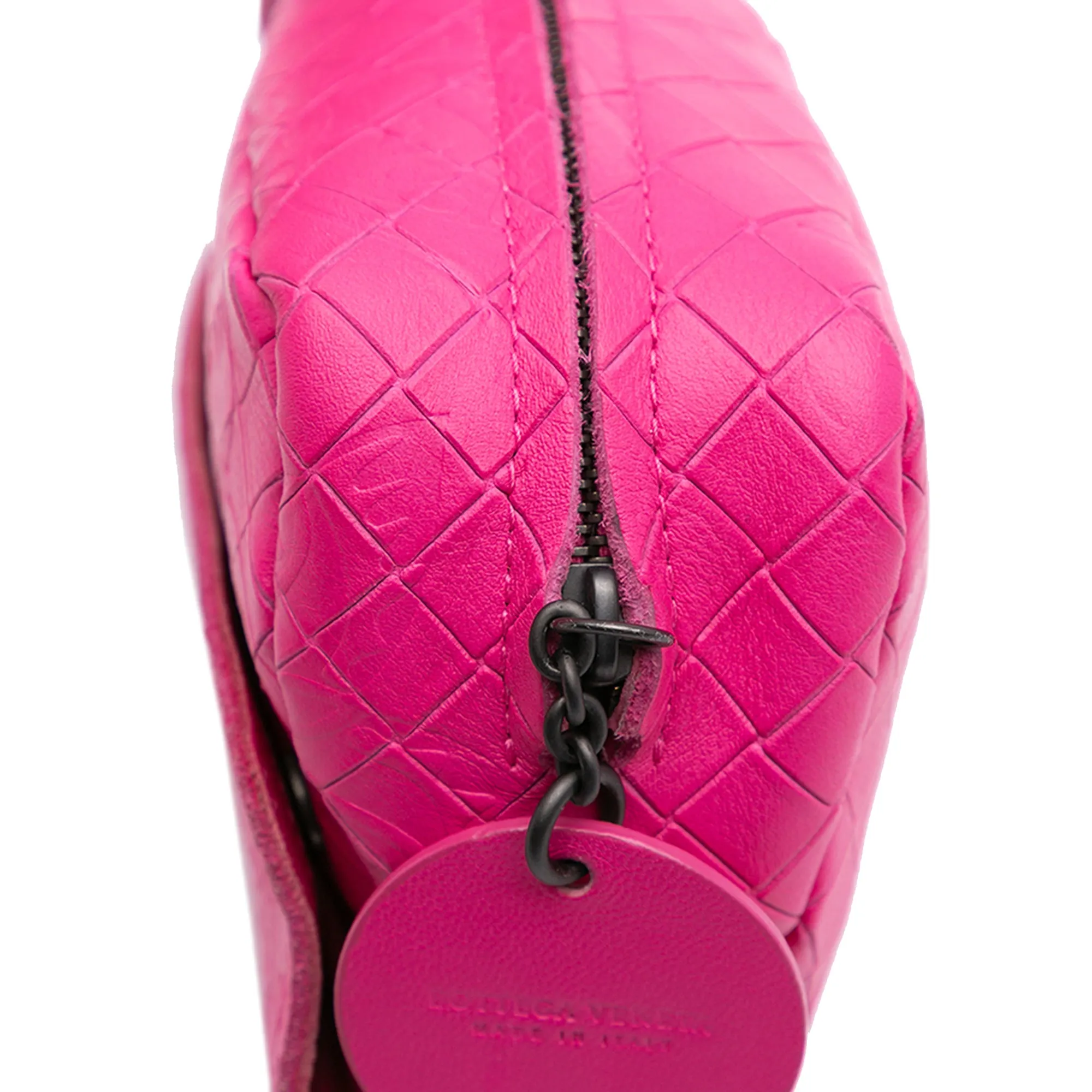 Leather Intrecciomirage Butterfly Chain Flap