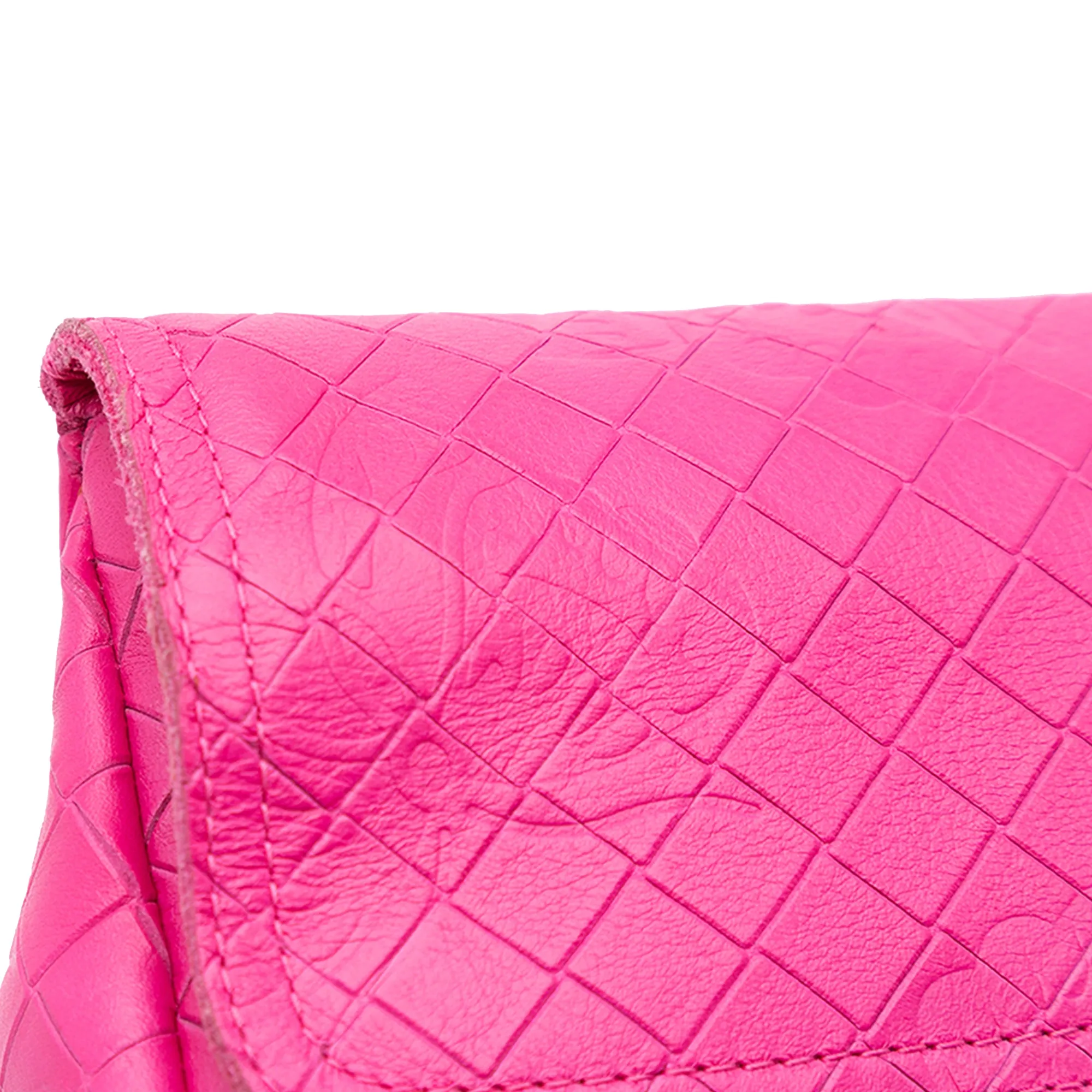 Leather Intrecciomirage Butterfly Chain Flap