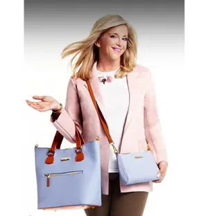 Leather Tote and Crossbody
