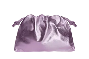 LEMIZ - Monica Clutch Handbag - Metallic Pink