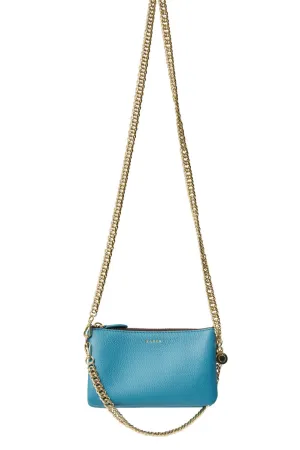 Lily Mini Crossbody Bag - Wave   Gold Curb Chain