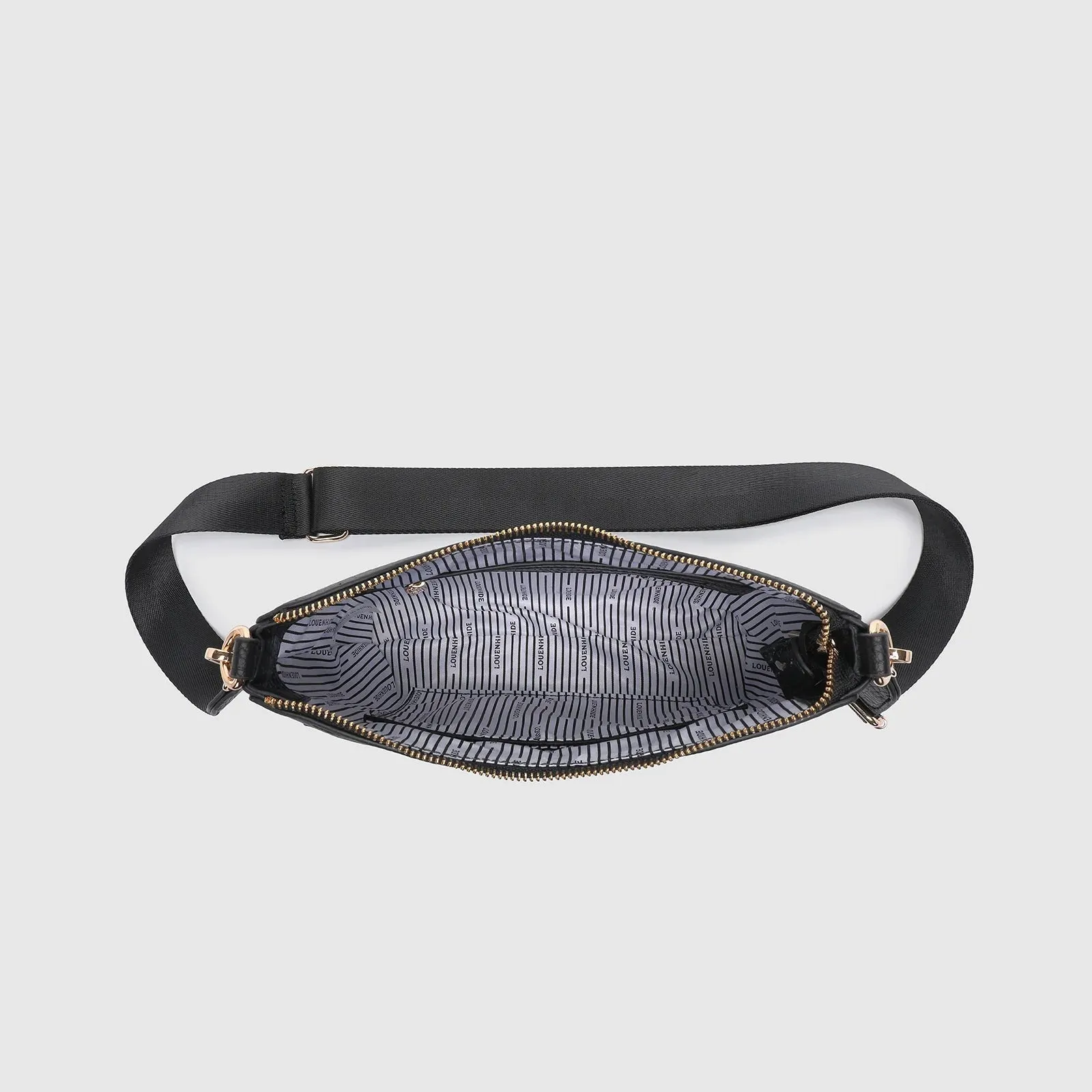 Linda Crossbody Bag - Black
