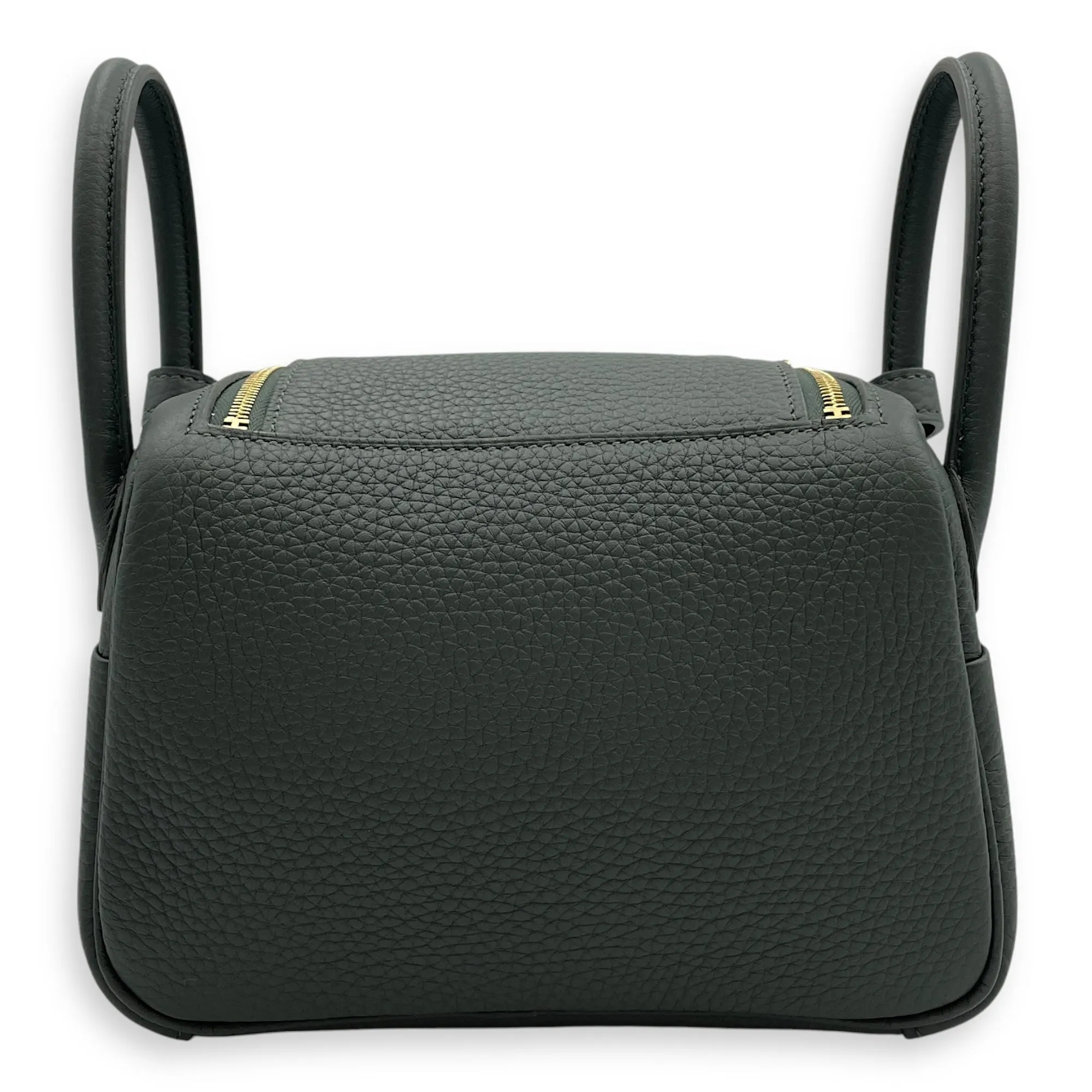Lindy II Mini Vert Mangrove in Clemence, Gold hardware