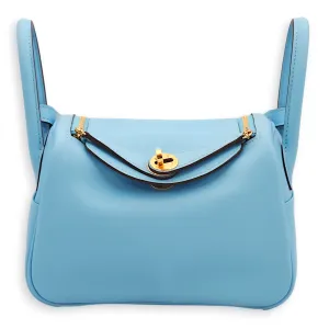 Lindy Mini Celeste in Swift, Gold hardware
