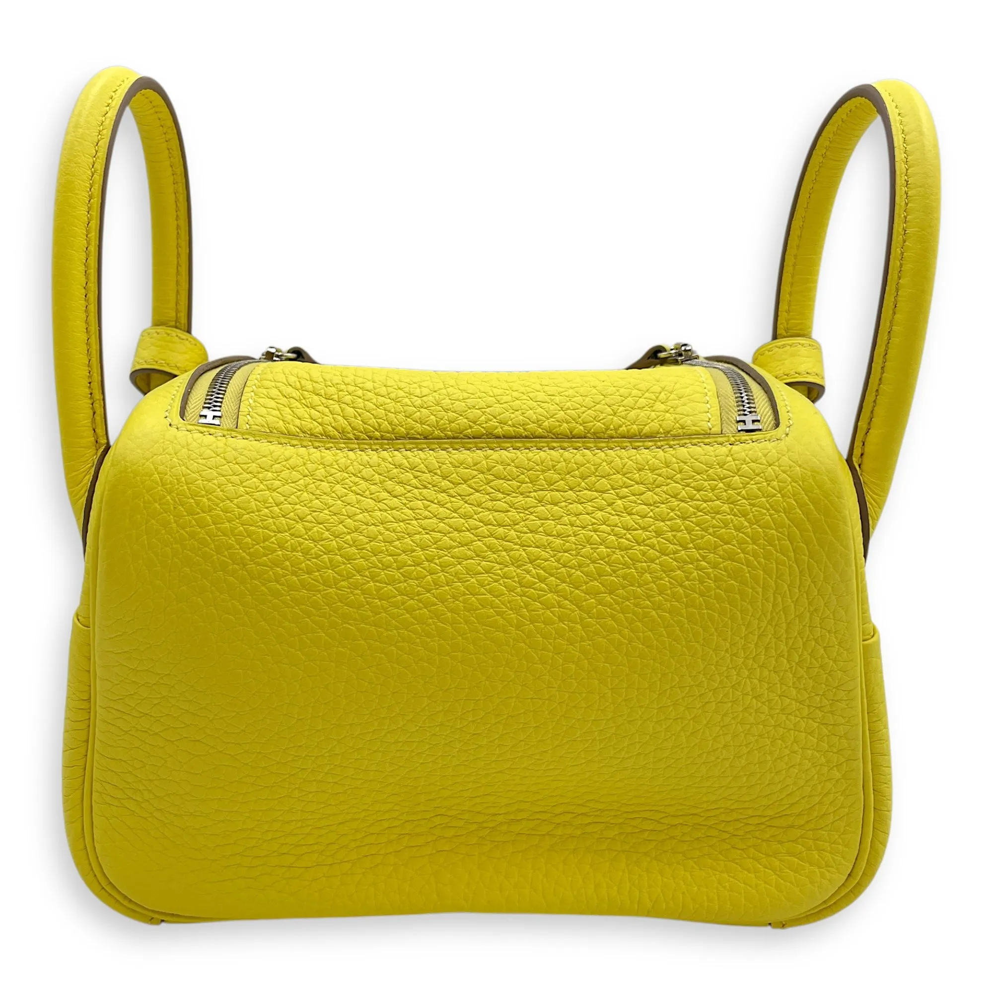 Lindy Mini Lime in Clemence, Palladium hardware