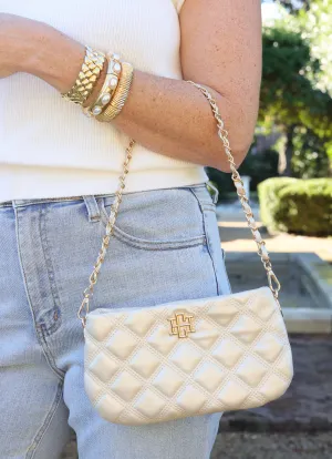 Livi Crossbody Pearl Quilted DQ