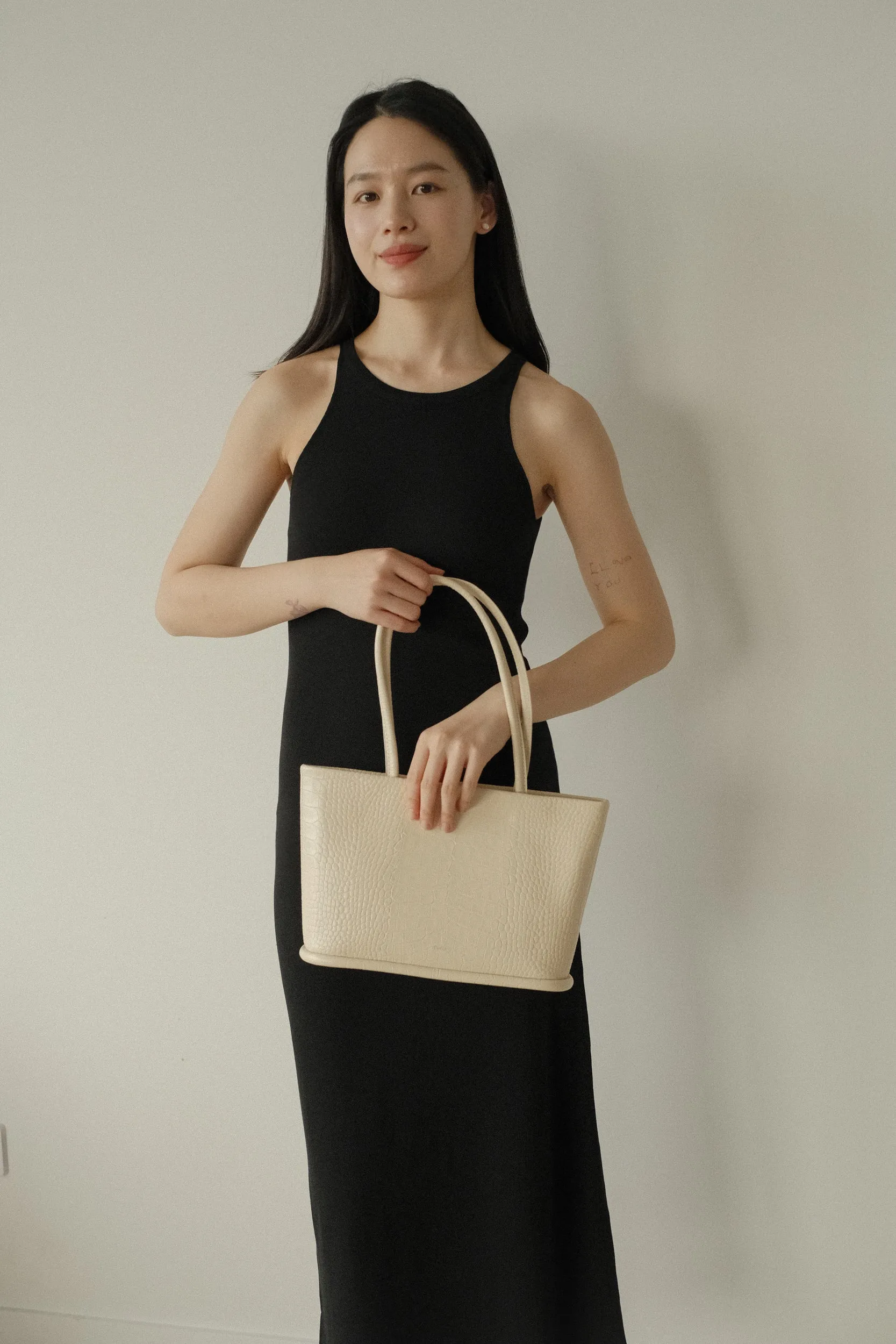 LÉMÉLS - SHOPPER MEDIUM (BUTTER CROCO)