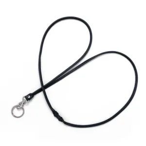 Long key chain lanyard, elk leather