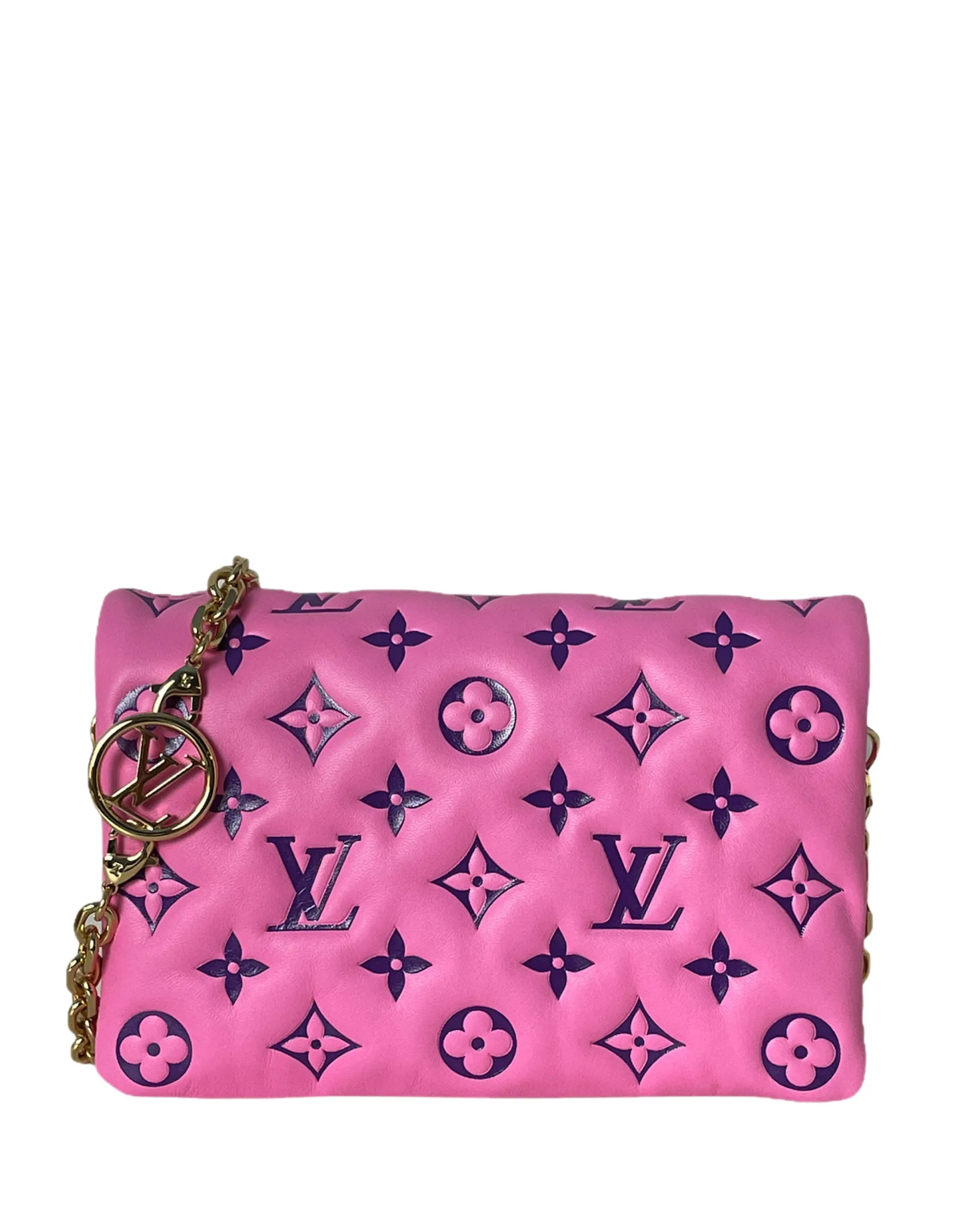 Louis Vuitton 2021 Pink/Purple Pochette Coussin Crossbody Bag