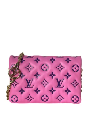 Louis Vuitton 2021 Pink/Purple Pochette Coussin Crossbody Bag