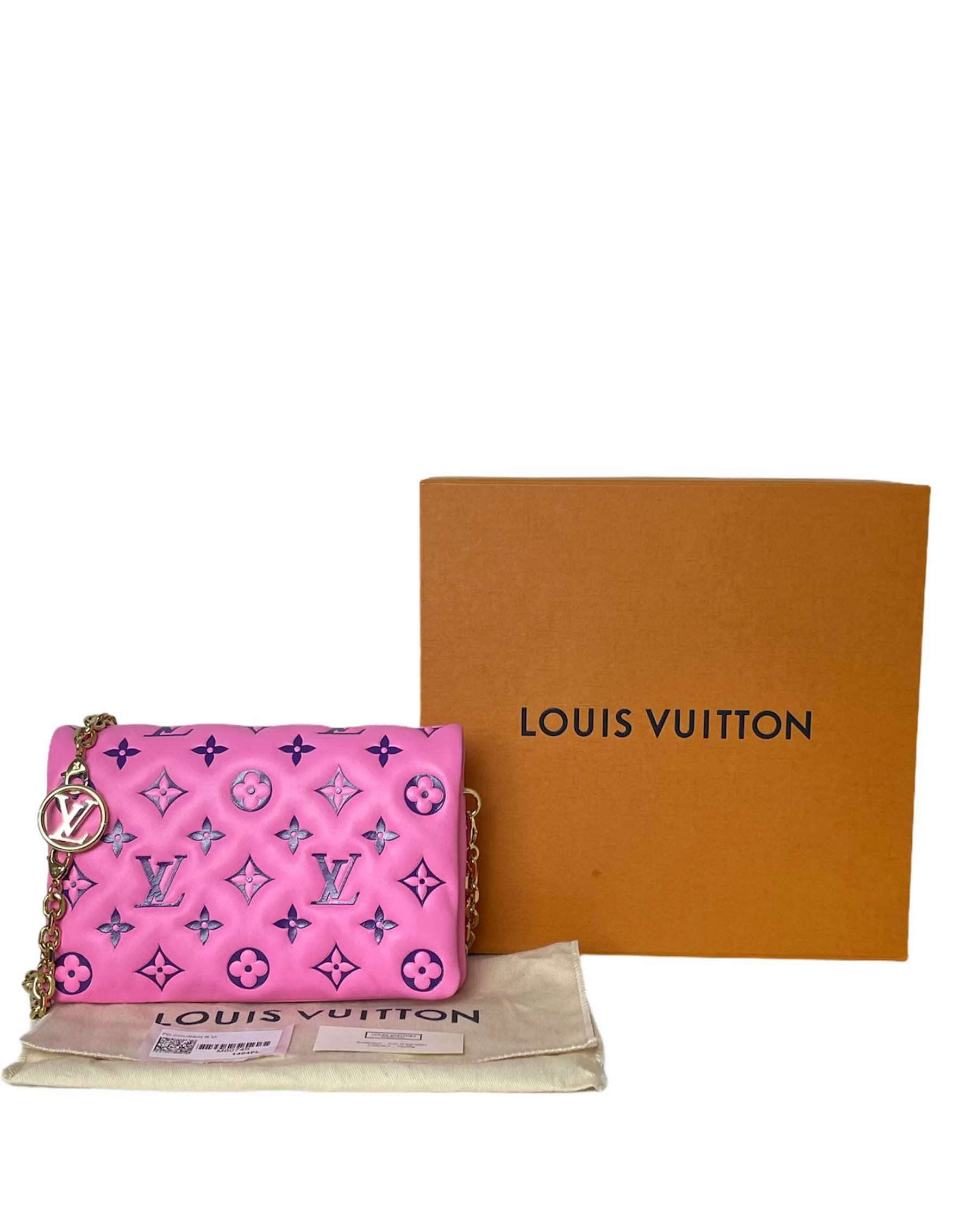 Louis Vuitton 2021 Pink/Purple Pochette Coussin Crossbody Bag