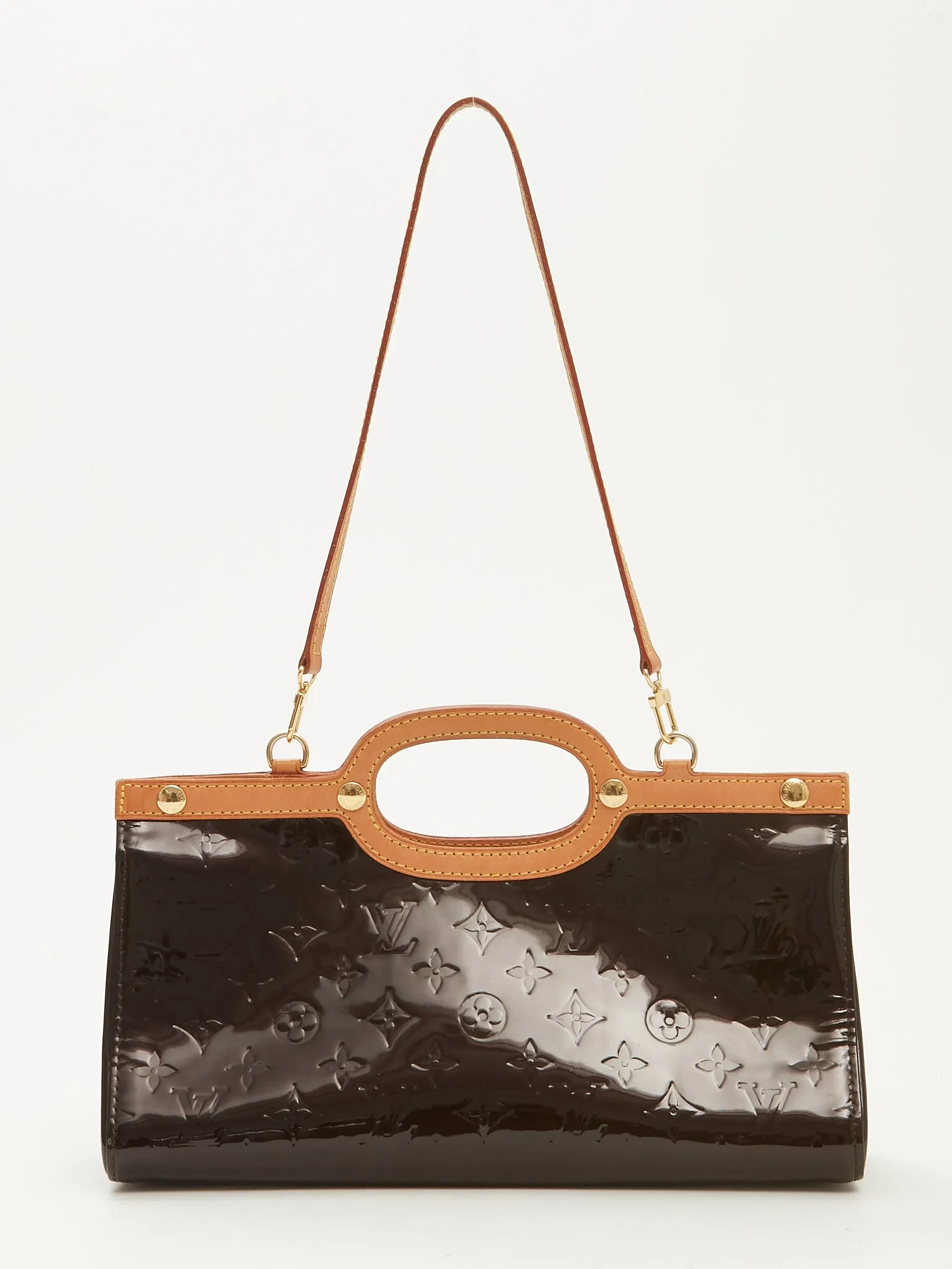 Louis Vuitton Amarante Vernis Roxbury Drive Bag